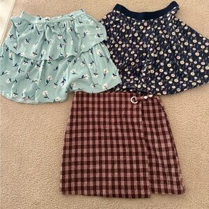 3 Girls skirt, Crewcuts, Gymboree and Mi Amo all size 14